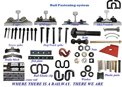 PA66 Rail Nylon Insulator Rail guide plates untuk E-type, SKL series & Nabla fastening system